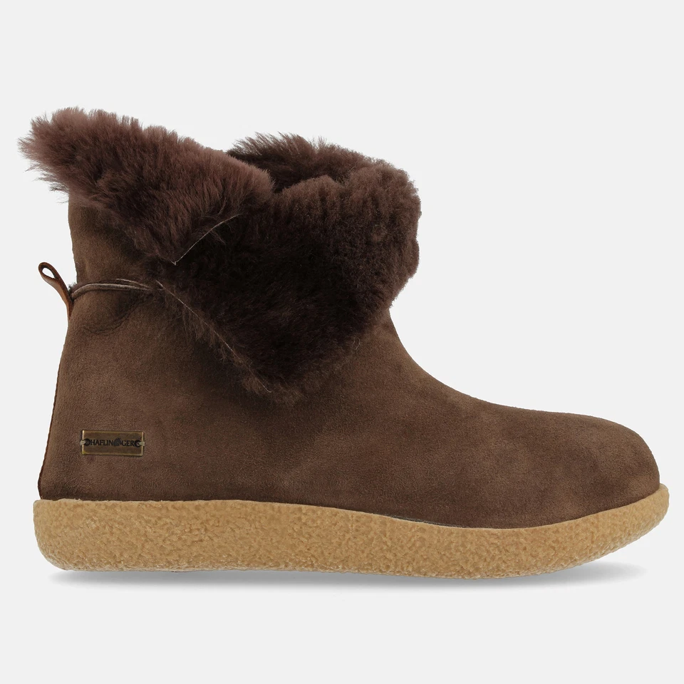 Haflinger Lemmi Lammfell Hausschuhe Stiefel Unisex - Bild 1 von 1