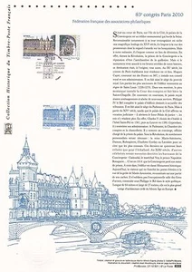 Document Philatélique 1er Jour : 01 2010 - Paris Congrès Philatéliques - Picture 1 of 1
