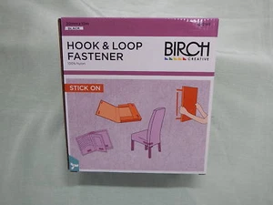 Hook & Loop Stick On Fastener - 20mm Black x 10 mts - Picture 1 of 1