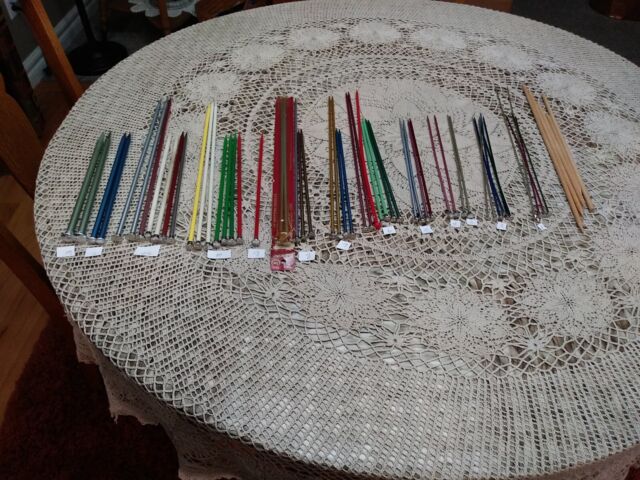 Knitting Needles Lot Length 14 Plastic & Wood Circular Needle For Chunky  Yarn