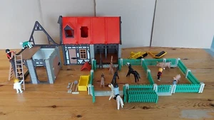 Playmobil 3556 Medieval Farm Homestead Barn with Extra Building, Fence, Animals+ - Picture 1 of 23