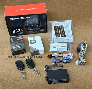 NEW Compustar CS932-A, 1-Way Security/Alarm, Keyless Entry, Shock Sensor - Picture 1 of 2
