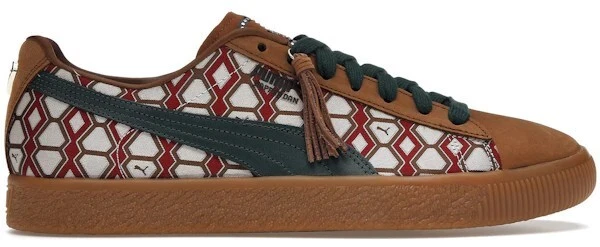 Size 11.5 - Puma Dapper Dan x Clyde Vintage Pre-Game Runway - Brown