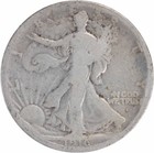 New Listing1916-S Walking Liberty Silver Half Dollar G Uncertified #110