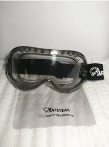 SAFEYEAR Safety Goggles Over Glasses Lab Anti-scratch Seal Eye Anti-fog Z87+ - Picture 1 of 2