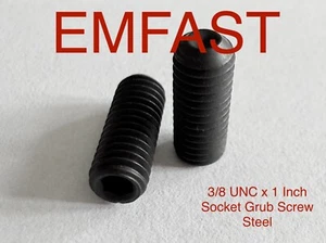 Var Pk’s 3/8 UNC x 1 Zoll lang Steckschlüssel Madenschraube Stahl hochfest - Bild 1 von 4