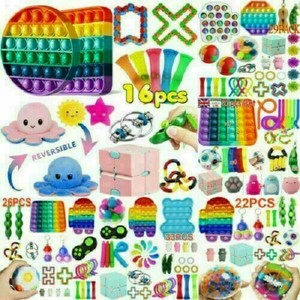 50 Pack Fidget Toys Set Sensory Tools Bundle Stress Relief Hand Kids Adults Toy