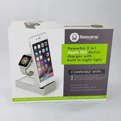 3 in 1 Charging station for Apple iPhones, Watch, & Tablets (Can Use Your USB) - Image 1 of 4