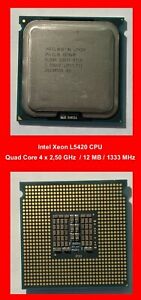 Intel XEON L5420 CPU*Quad Core 4 x 2,50GHz*12MB*1333MHz*Sockel 771 /775