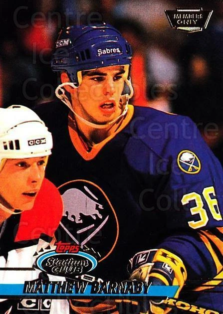 1993-94 Stadium Club Members Only #321 Matthew Barnaby - Image 1 of 1