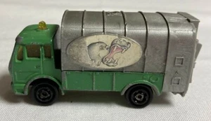 Majorette 1980 Mercedes Hippo Garbage Disposal Truck #218 Diecast Vintage - Picture 1 of 7