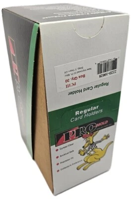 (Box of 30) Pro-Mold Mini Snap Tite Card Holders 20pt Size Arrow Corners PC1 II - Image 1 of 3