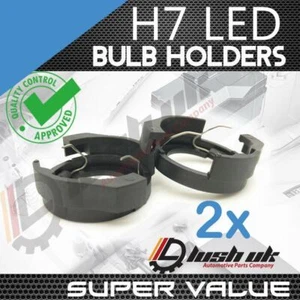 2x H7 LED Faro Bombilla Soporte Enchufe Kit Adaptador Passat B6 Kuga B9 - Imagen 1 de 3