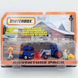 Matchbox Farming Set - Volvo Container Truck / Tractor (1998 Adventure Pack - Ge - Picture 1 of 7