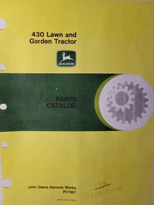 John Deere 430 Diesel Lawn Garden Tractor Parts Manual Catalog PC-1997 1984-1991 - Picture 1 of 9