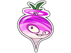 Tile Turnip Plants Zombies Sticker Waterproof Vinyl Decal Die-Cut Car Laptop - Picture 1 of 1
