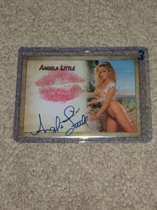 Angela Little Collectors Expo Autograph Signed Kiss Card Model #3 - Picture 1 of 2