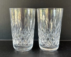 Waterford Crystal lLismore 12 oz Bicchieri piatti 5" set di 2 - Foto 1 di 8