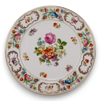 Plato de cena floral Rose China/Noritake hecho en Japón ocupado vintage 1947 Foto 1 de 4