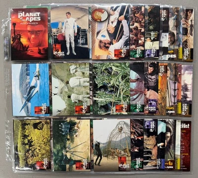1996 Inkworks Planet of the Apes Archives conjunto completo de cartas - Imagem 1 de 4