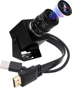 ELP 4K USB HDMI Camera Manual Zoom Webcam - Variable Focus H.264 Telescope USB - Picture 1 of 10