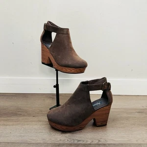 Sandalias de cuña Natural Reflections Ancora marrón nobuck para mujer talla 6” - Imagen 1 de 11