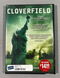 Cloverfield DVD 2008 Horror Thriller J.J. Abrams Matt Reeves - Imagen 1 de 3