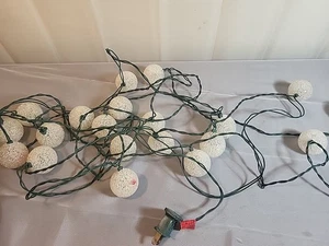 Vintage Crackle Ball Weihnachtsbeleuchtung - 20er Set - funktionstüchtig! - Bild 1 von 7