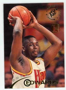 1994-95 Topps Stadium Club Doug Edwards 1st First Day Issue #77 Hawks - Picture 1 of 1
