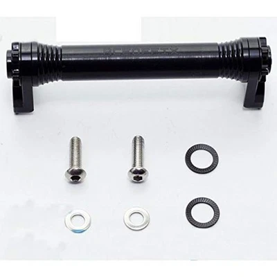 Barra de extensión Easy Wheels para bicicleta plegable Brompton Cline Aline negra Foto 1 de 4