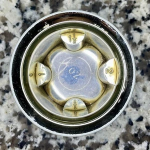 Chrome Plated Cocktail Jigger - 1/2, 1, 1 1/2, 2 oz • Bartender Barware Tool - Picture 1 of 9