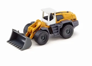 siku 1477, Liebherr Wheel Loader, Metal/Plastic, Yellow/Grey, Movable loading ar - Imagen 1 de 4