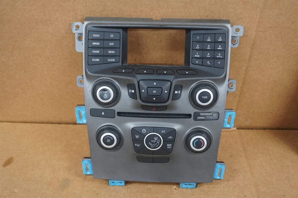 Ford Edge 2013 radio CA panel de control de temperatura térmica OEM DT4T18A802AA Foto 1 de 4