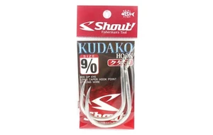 Shout 04-KH Kudako Power Jigging Single Hook Silver Size 9/0 (9983) - Picture 1 of 6