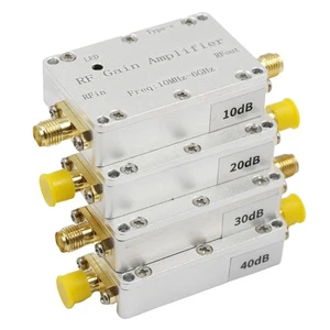 10 m-6 GHz LNA hohe Flachheit rauscharmer Verstärker 10-40 dB RF Signalantrieb Empfang - Bild 1 von 28