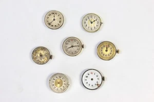 1950s Swiss Mechanical Watch Movements Lot Steampunk TV Prop Art Display Parts - Picture 1 of 12