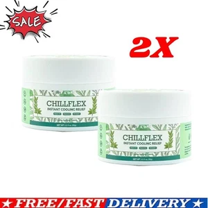 2x CHILLFLEX Menthol Beruhigende Creme 99g - Gelenk- & Muskelschmerzen Linderung - Bild 1 von 11