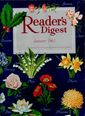 Reader's Digest - January 1962 - Lyndon B. Johnson, Art Buchwald, Maurice Stokes - Image 1 of 2