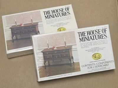 批量 2 件 ~ House of Miniatures 40025 ~ Chippendale 餐具柜 1725 - 1750 ~ 密封 — 第 1/4 张图片