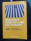 Osborns Concise Law Dictionary By Mick Woodley Paperback 2013