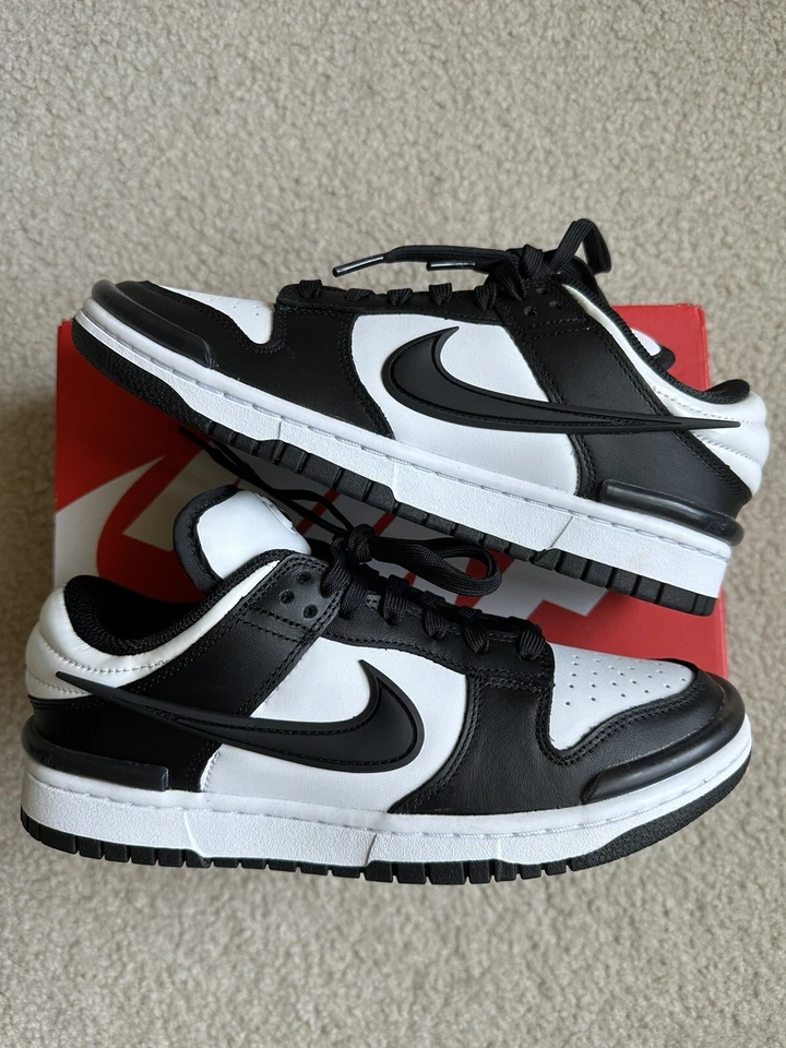 Nike Dunk Low Twist Panda Negro Blanco DZ2794-001 Talla 10.5M/12W Foto 1 de 1