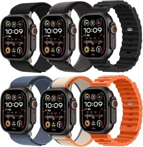 Apple Watch Ultra 2 49 mm (GPS + celular) caja de titanio negra - muchas bandas - Imagen 1 de 20