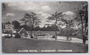 Majors Motel Kingsport Tennessee TN 1949 Postcard - Picture 1 of 2