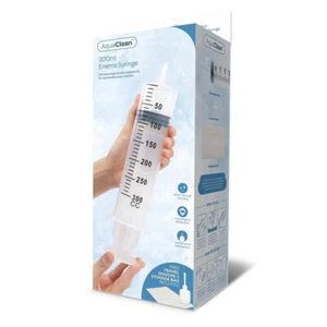 AquaClean 300ml Enema Syringe - 300 ml Capacity with Free Travel Douche Included - Picture 1 of 4