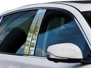 FOR 2014-2018 INFINITI Q50 * 4 Piece Stainless Steel Pillar Post Trim. 4-door - Bild 1 von 1