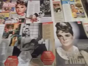 AUDREY HEPBURN CELEBRITY CLIPPINGS PACK GOOD CONDITION - Bild 1 von 1