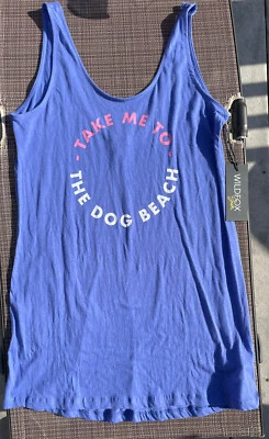 Новый с Ярлыками Wildfox солнце «Возьми меня на собачий пляж» прикрыть платье плавать средний - Изображение 1 из 3