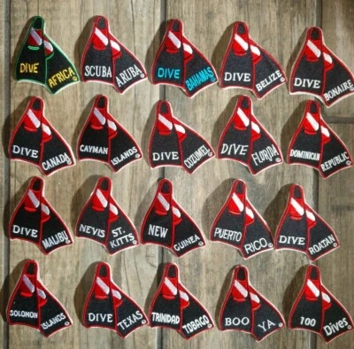 Parche de aleta de buceo, parches de snorkel de buceo Foto 1 de 2