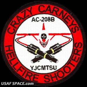 USAF 521st AIR EXPEDITIONARY ADVISOR SQ -AC-208B HELLFIRE SHOOTER- PATCH - Picture 1 of 2