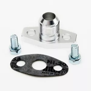 Kit de brida de retorno de aceite TRITDT turbo 10AN para rodamiento de bolas Garrett GT28 GT30 GT35 - Imagen 1 de 3